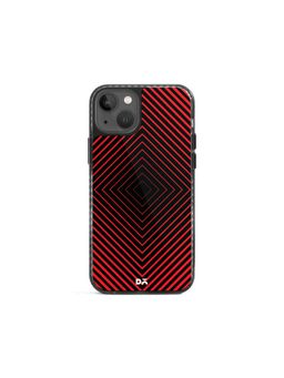 DailyObjects - Rhombus Red Stride 2.0 Case Cover For iPhone 13 - 6.1 inch