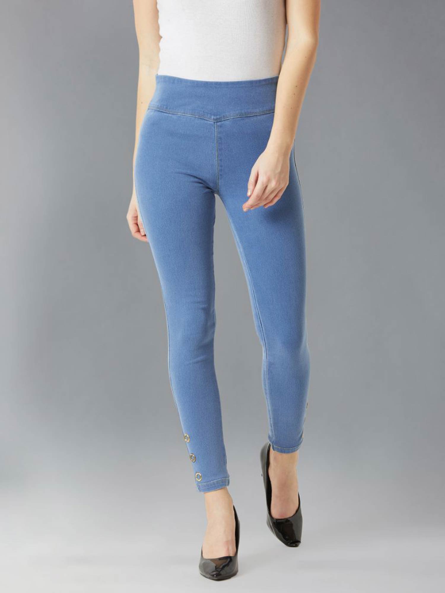 Mid-Rise Super Skinny Jeggings - White House Black Market