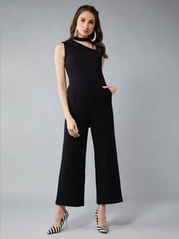 DOLCE CRUDO - Black Solid Jumpsuit