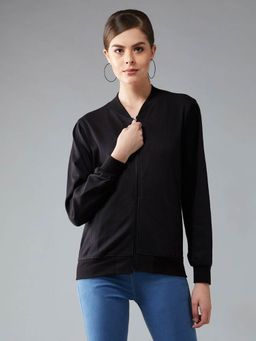 DOLCE CRUDO - Black Solid Bomber