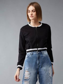 DOLCE CRUDO - Black Solid Crop