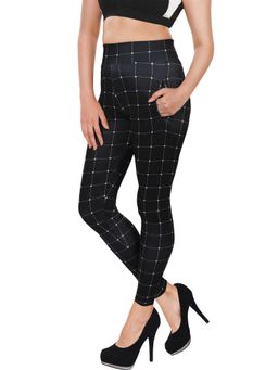 Dermawear - DP-5019 Digitally Printed Active Pants - Black