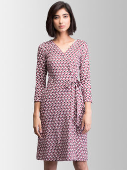 FABLE STREET - Red Printed Dress