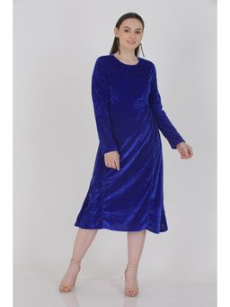 Kaanchie Nanggia - Blue Solid Dress