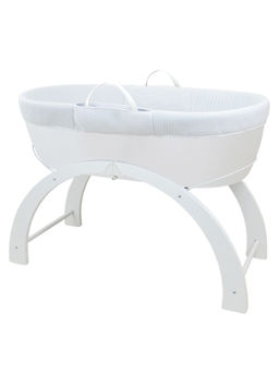 Shnuggle - Playard Dreami Baby SleeperGrey Base + 2 In 1 Curve Stand Grey Birth+ to 6M