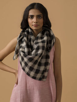 Ancestry - Monochrome Tic Tac Toe Scarf