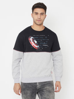 Octave - Mens Grey Melange Sweatshirt
