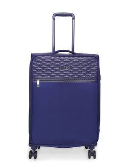 DKNY - QUILTED SOFT Indigo Color Polyester Material Soft 24" Medium Size Trolley