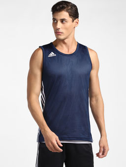 adidas - Tms Rev Jrs Blue Basketball Jersey