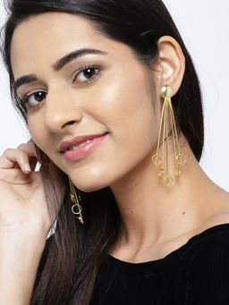 Blueberry - Gold Plated Drop Earring