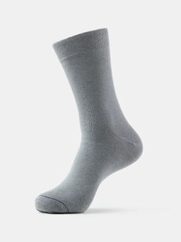 Jockey - 7390 Men Modal Cotton Elastane Stretch Crew Length Socks - Mid Grey