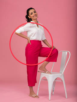 Elleven - Pink Calf Length Culottes