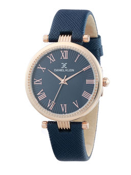 Daniel Klein - Navy Blue Premium Round Dial Analog Watch For Women - DK.1.12270 - 3