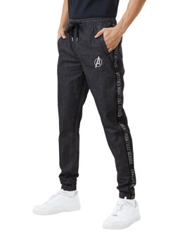 The Souled Store - official Avengers Logo Denim Joggers For Men
