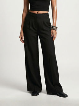 NISHORAMA - Black Loose Fitting Trouser