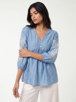 max - Women Embroidered Top