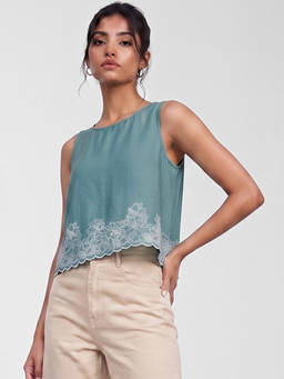 max - Women Embroidered Top