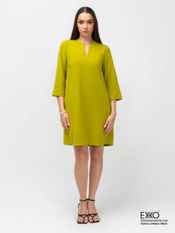 EKKO - Green Relaxed Fit Chain Detail Mini Dress