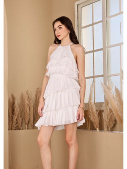 SEORAA - White High Tide Energy Dress