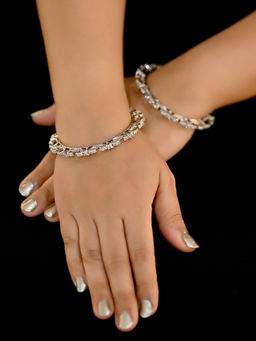 AG'S - Rumami Designer American Diamond Bangles (2.4)