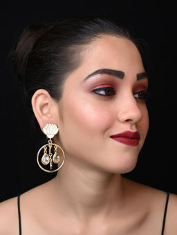 AG'S - Ilham Mint Green Kundan Earrings