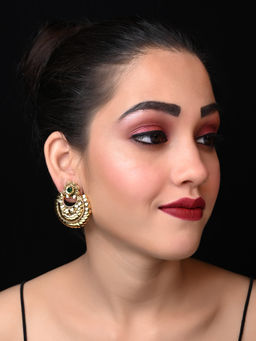 AG'S - Kehkasha Emerald Antique Earrings