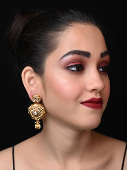 AG'S - Madayati White Antique Earrings