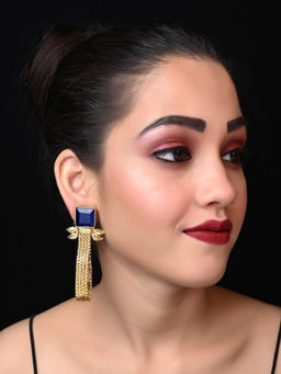 AG'S - Dinara Blue Antique Earrings