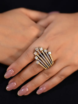 AG'S - Navika Victorian Dual Tone Finger Ring (7)