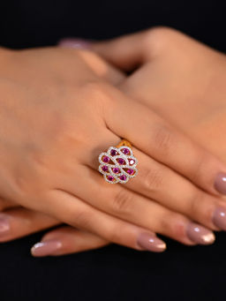 AG'S - Navya Designer Ruby Ring (8)