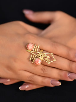 AG'S - Neeta Designer Stone Contemporary Finger Ring