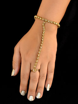 AG'S - Afsa Gold Polki Delicate Hathphool