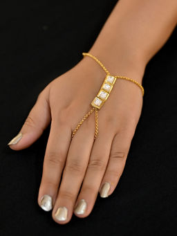 AG'S - Tara Golden Kundan Hathphool