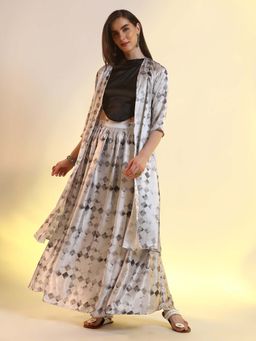 Qissa - Women Black Solid Co-Ord (Set of 2)