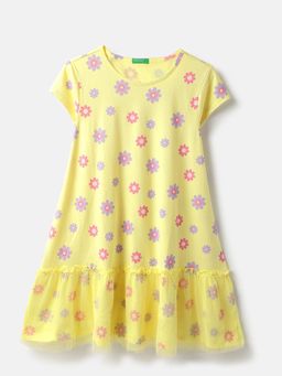 United Colors of Benetton - Girls Yellow Dress