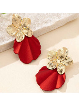 Amorenmore - Scarlet Bloom Statement Earrings