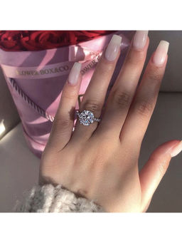 Amorenmore - Radiant Solitaire Eternity Ring