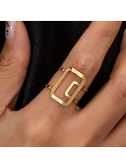 Amorenmore - Modern Edge Adjustable Ring