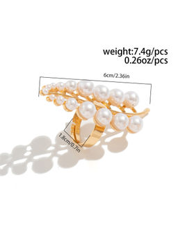 Amorenmore - Ocean Bloom Adjustable Statement Ring