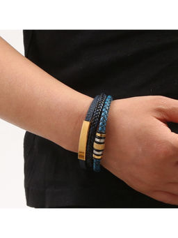 Amorenmore - Midnight Valor Leather Bracelet
