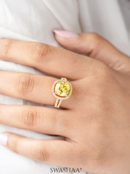 SWASHAA - Nazneen 18K Gold Plated Ring