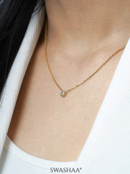 SWASHAA - Sitara Solitaire Necklace