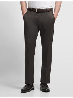 Arrow - Polyester Straight Mid Waist Regular Fit Solid Trouser