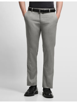 Arrow - Polyester Straight Mid Waist Regular Fit Solid Trouser
