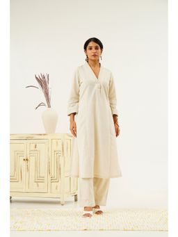 Indy Raaga - Lokya Cotton Kurta with Pant (Set of 2)