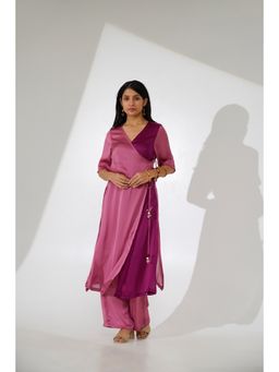 Indy Raaga - Vasant Angarkha Kurta with Pant (Set of 2)