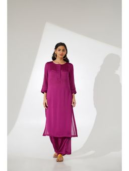 Indy Raaga - Vatamsa Front Placket Kurta with Pant (Set of 2)