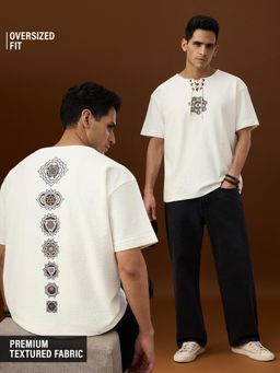 The Souled Store - Tss Originals: Seven Chakras Mens Oversized T-Shirt