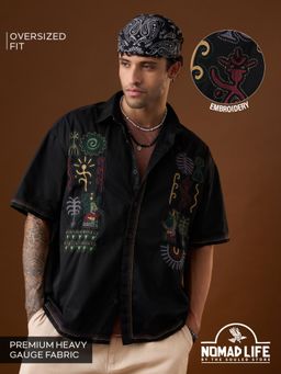 The Souled Store - Nomad: Tribe Mens Oversized Shirt