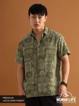 The Souled Store - Nomad Aztec Mens Relaxed Shirt